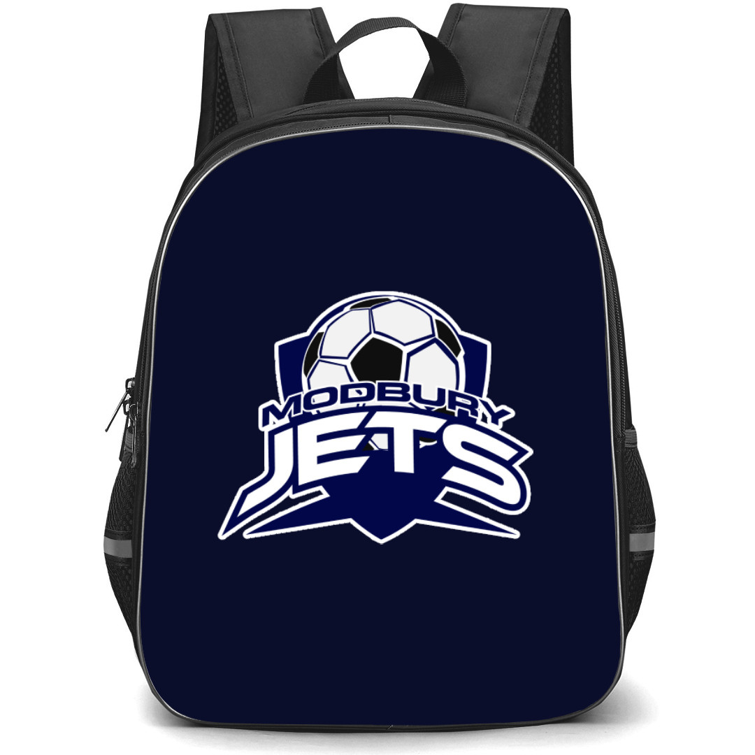 Modbury Jets Soccer Club Backpack School Bag StudentPack - Large Logo