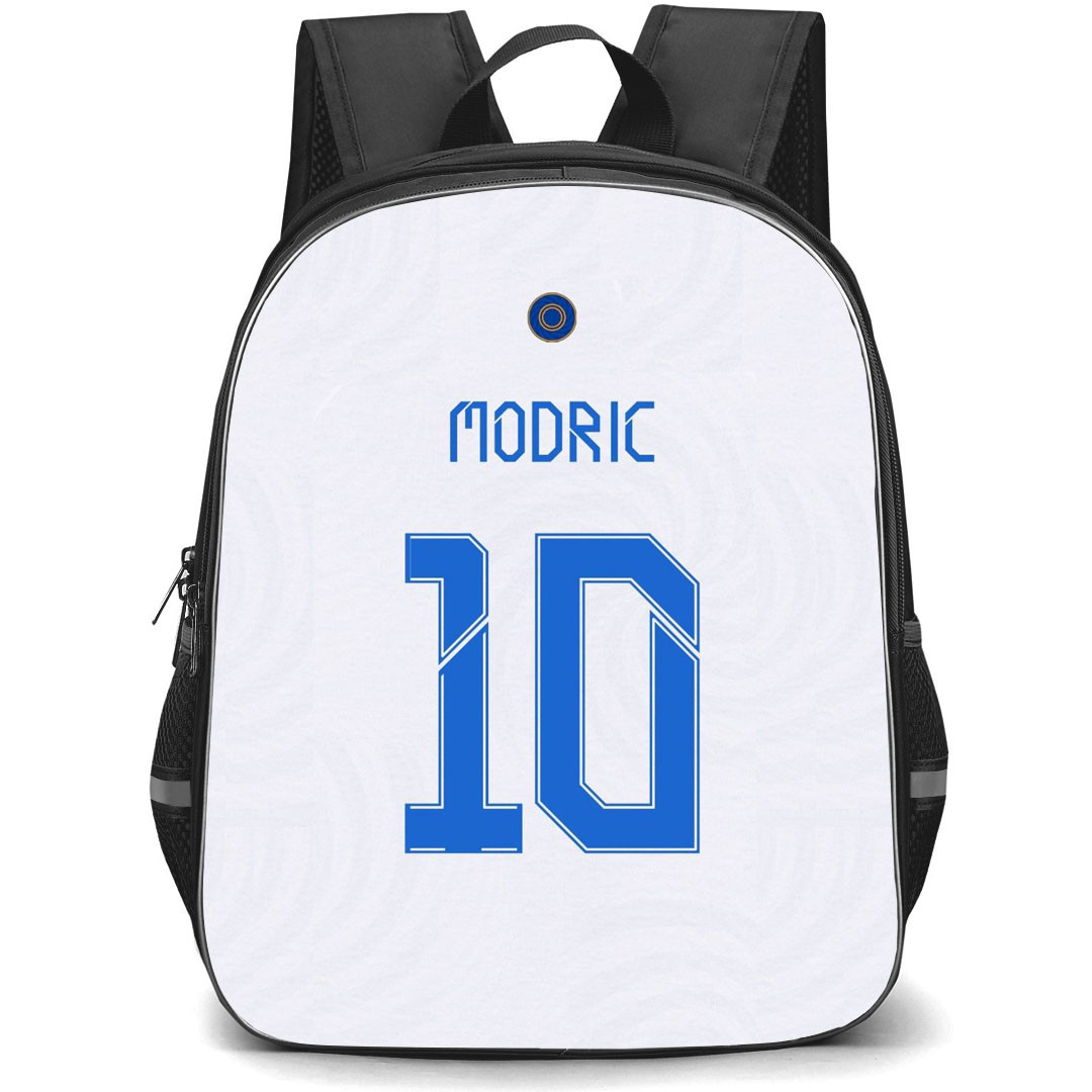 Luka Modric Backpack StudentPack - Luka Modric Real Madrid CF No. 10 Jersey White