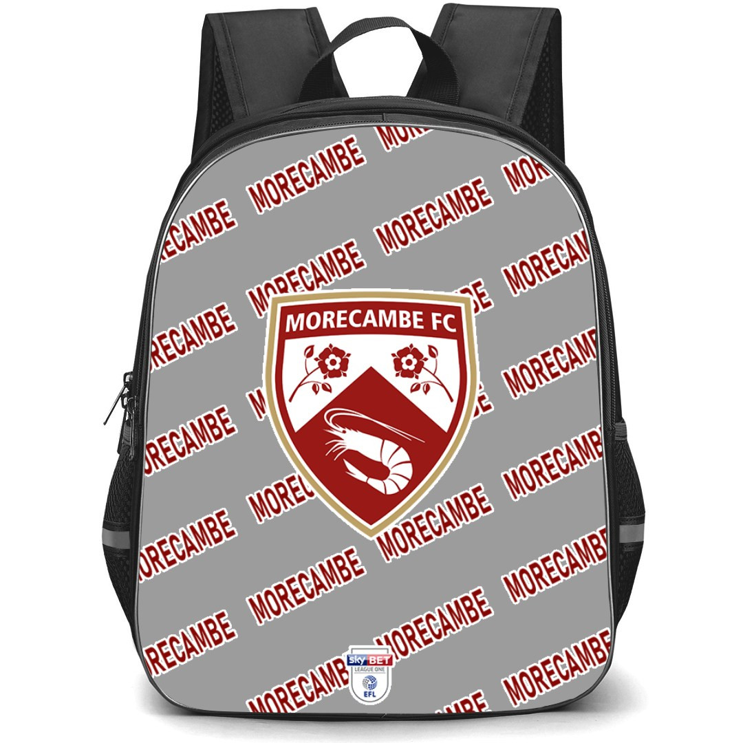 Morecambe FC Backpack StudentPack - Morecambe Football Club Medley Monogram Wordmark