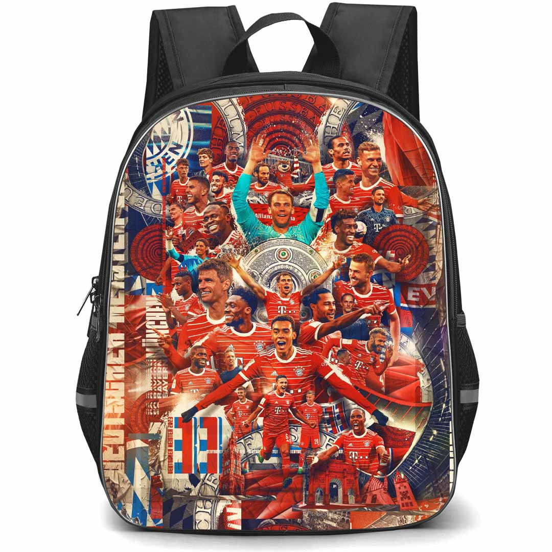 FC Bayern Munich Backpack StudentPack - FC Bayern Munich 2022-23 Bundesliga Champions Poster
