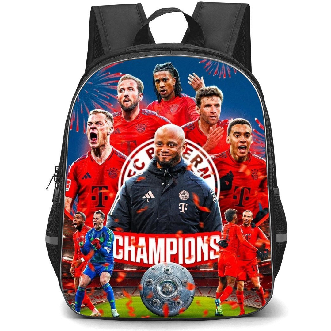 FC Bayern Munich Backpack StudentPack - FC Bayern Munich Bundesliga Champions For The 34th Time Poster