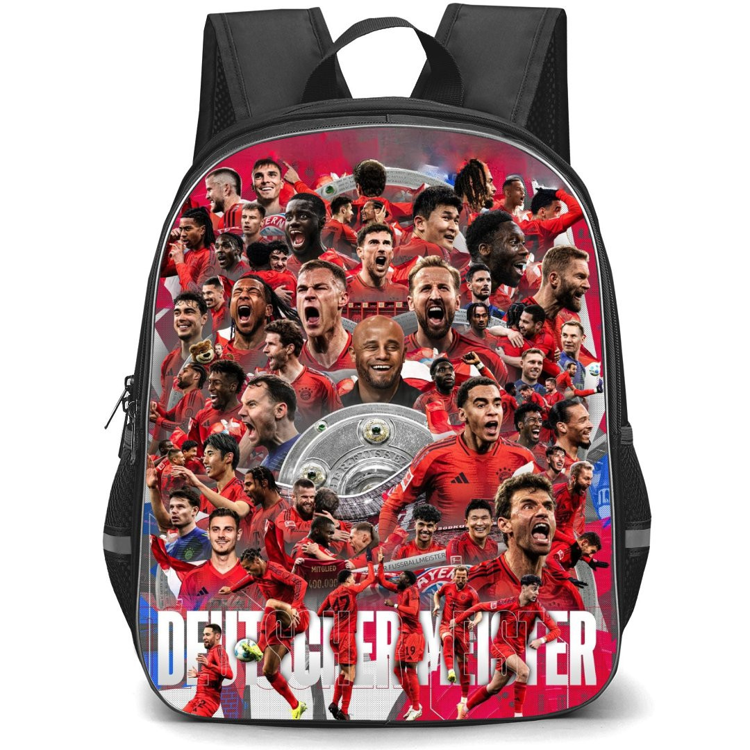 FC Bayern Munich Backpack StudentPack - FC Bayern Munich Deutscher Meister 2025 Poster