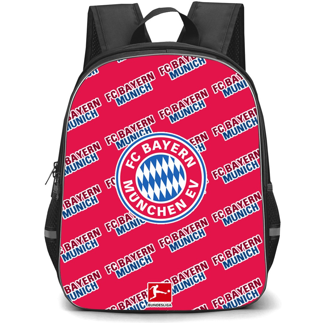 FC Bayern Munich Football Club Backpack StudentPack - Munich Football Club Medley Monogram Wordmark