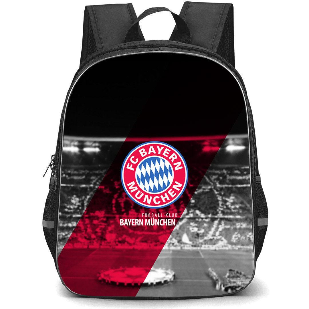FC Bayern Munich Backpack StudentPack - FC Bayern Munich Logo Stripe Background