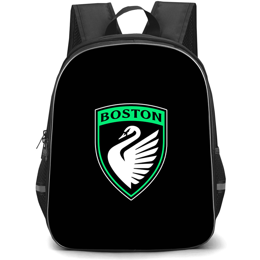 NWSL Boston FC Backpack School Bag StudentPack - Boston Legacy FC Logo Sticker