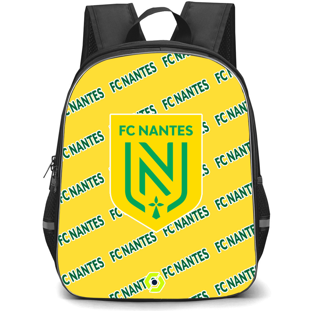 FC Nantes Football Club Backpack StudentPack - Nantes Football Club Medley Monogram Wordmark