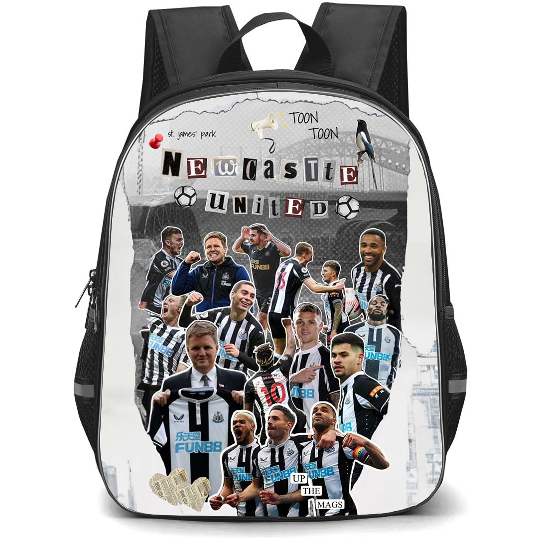 Newcastle United F.C. Backpack StudentPack - Newcastle United F.C. Players Collage