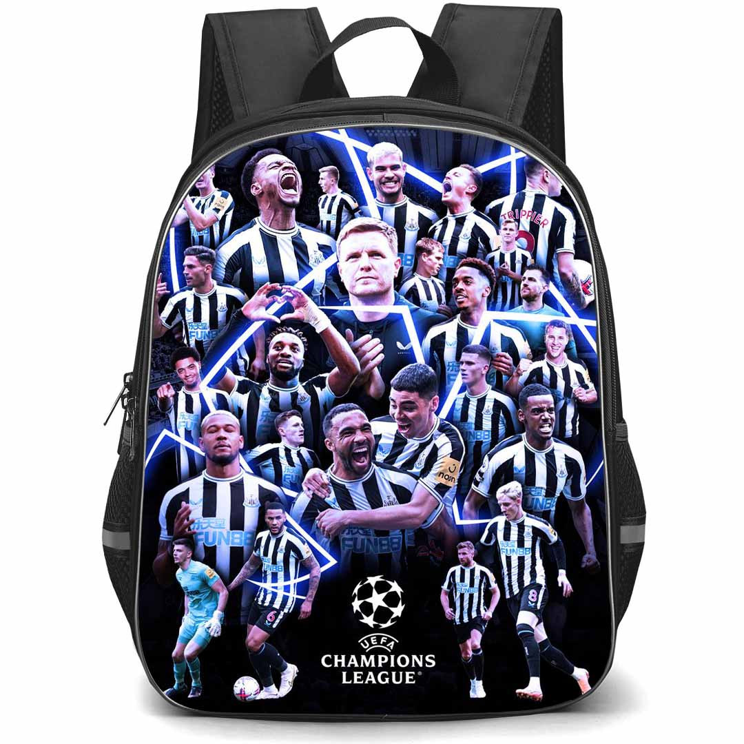 Newcastle United School Backpack StudentPack - Newcastle United UEFA Champions League 2023 Team Picture