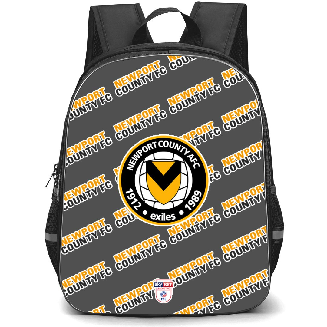 Newport County FC Backpack StudentPack - Newport Football Club Medley Monogram Wordmark