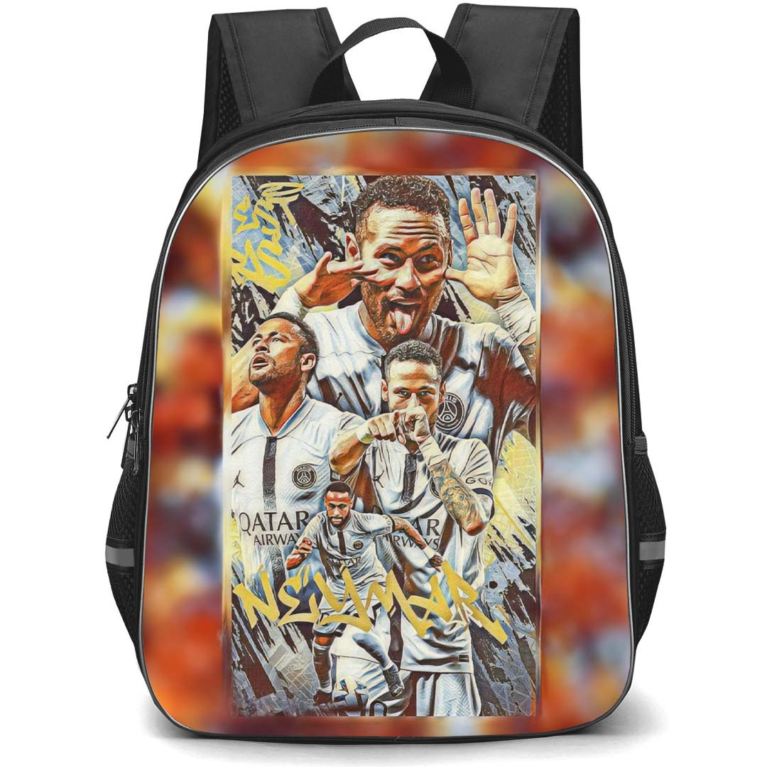 Neymar Jr Backpack StudentPack - Neymar Jr Paris Saint-Germain Graphic Art Poster