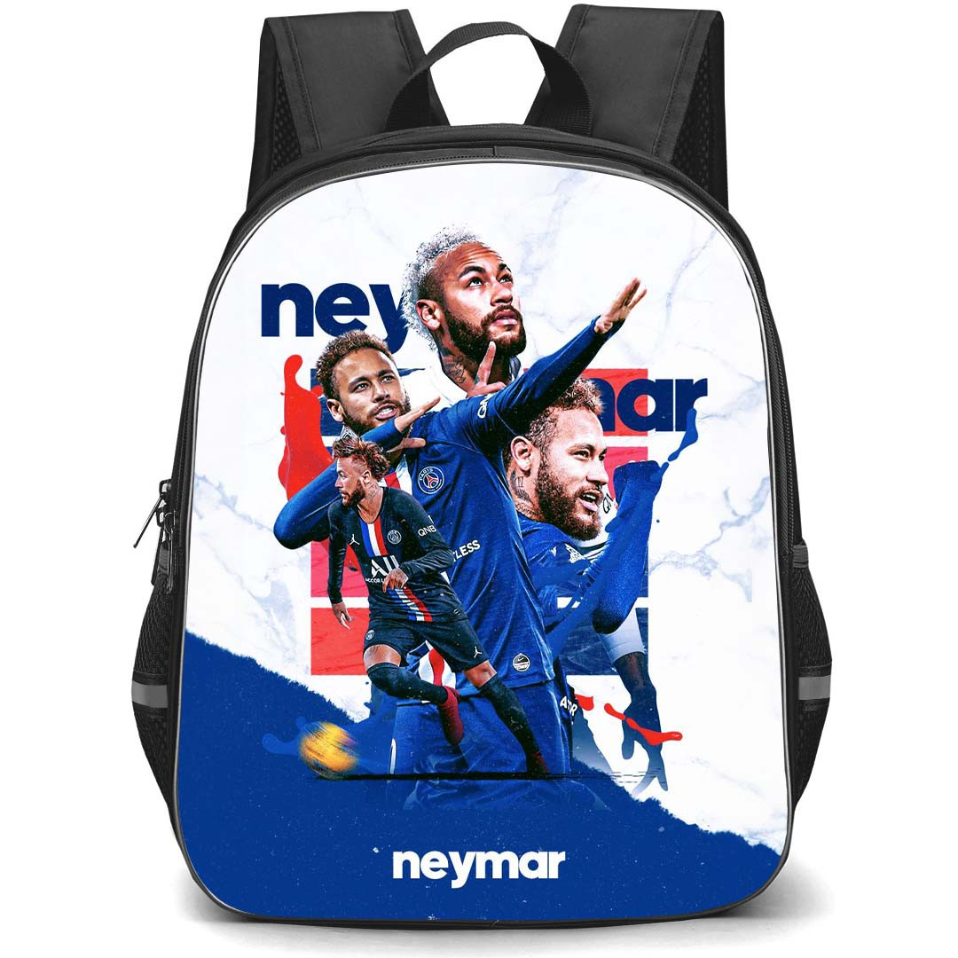 Neymar Jr Backpack StudentPack - Neymar Jr Paris Saint-Germain Match Day Poster