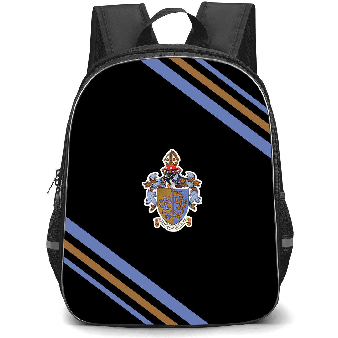 Northallerton Town Football Club Backpack School Bag StudentPack - Northallerton Town Football Club Large Logo With Stripe