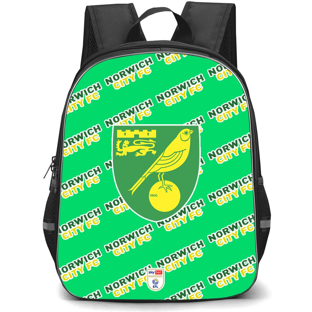 Norwich City FC Backpack StudentPack - Norwich Football Club Medley Monogram Wordmark