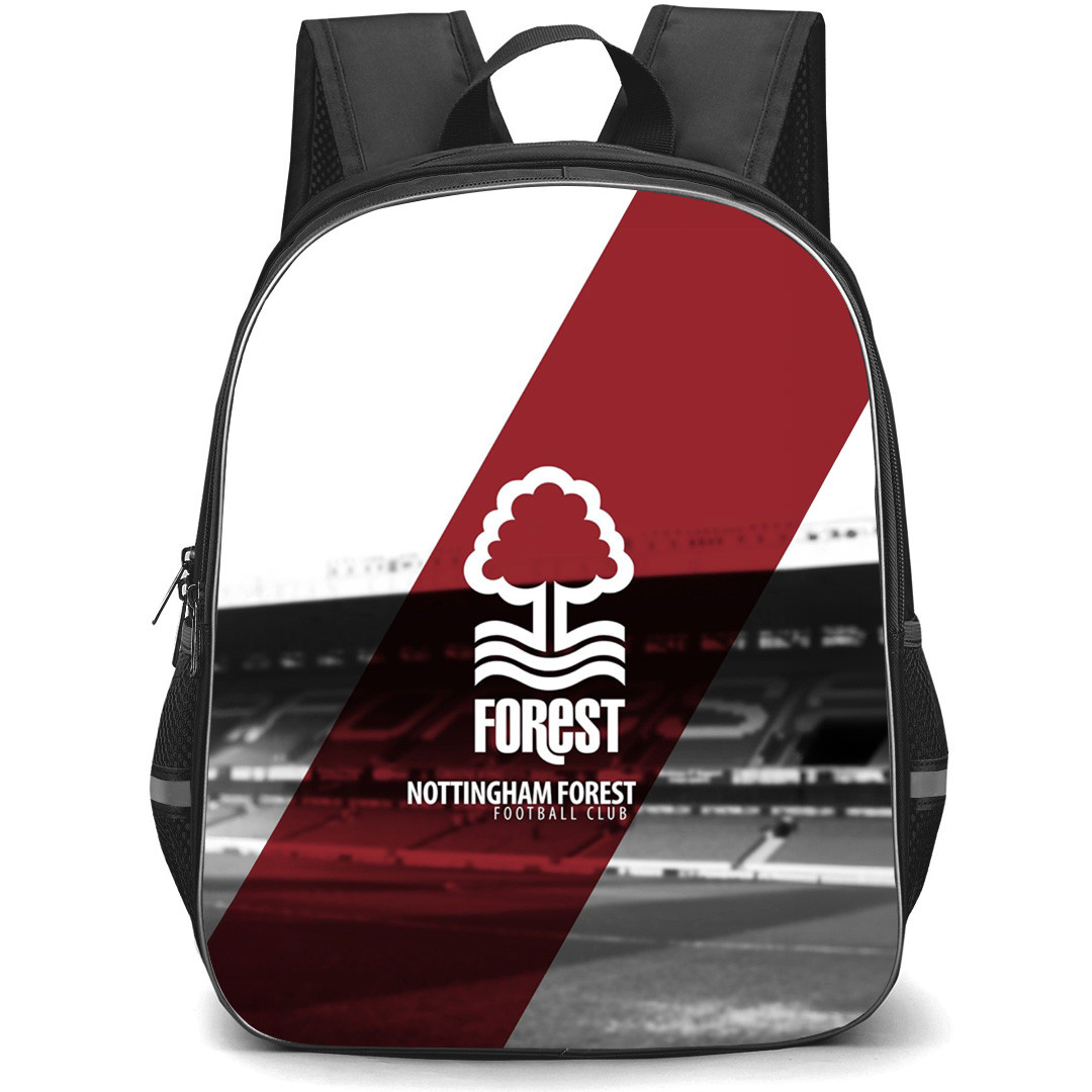 Nottingham Forest F.C. Backpack StudentPack - Nottingham Forest F.C. Logo Stripe Background
