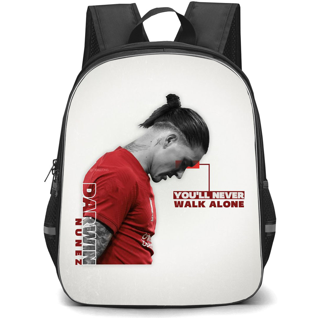 Darwin Nunez School Backpack StudentPack - Darwin Nunez You Will Never Walk Alone Poster