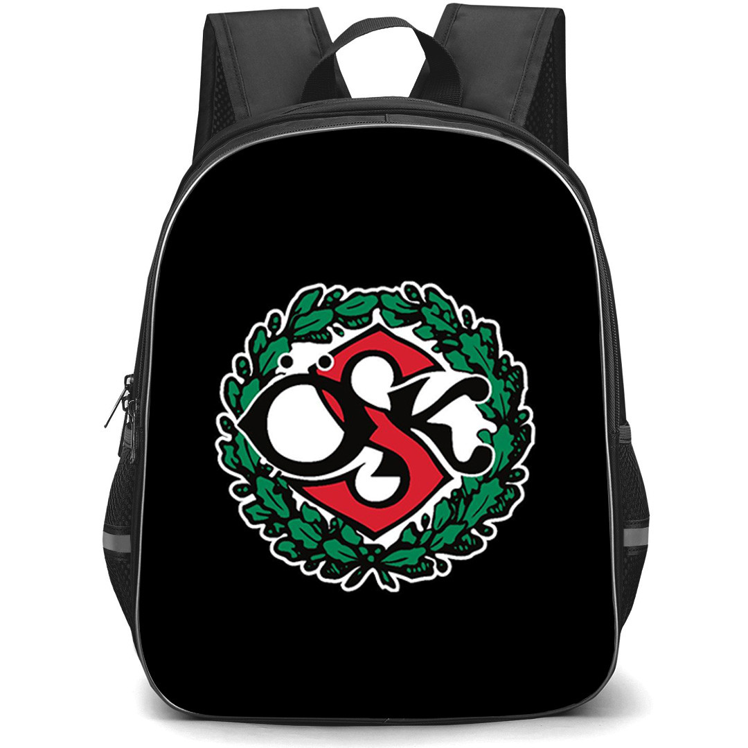 Orebro SK Backpack School Bag StudentPack - Orebro SK Logo On Black Background Football Club