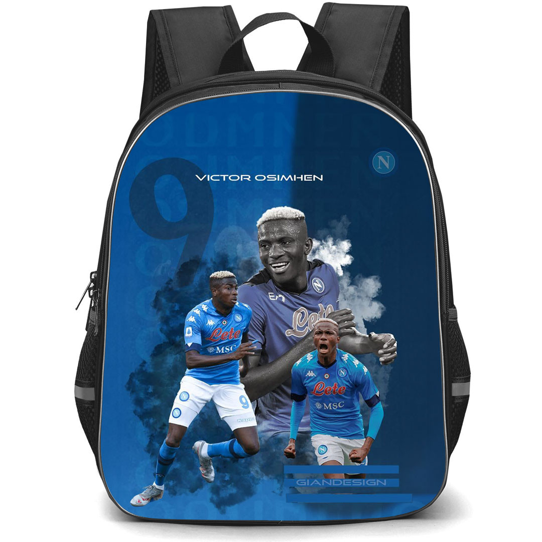 Victor Osimhen Backpack StudentPack - Victor Osimhen S.S.C. Napoli Celebration Poster