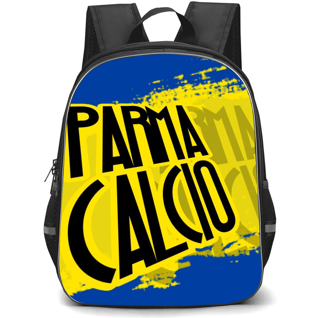 Parma Calcio 1913 Backpack School Bag StudentPack - Paint Wordmark Blue Background