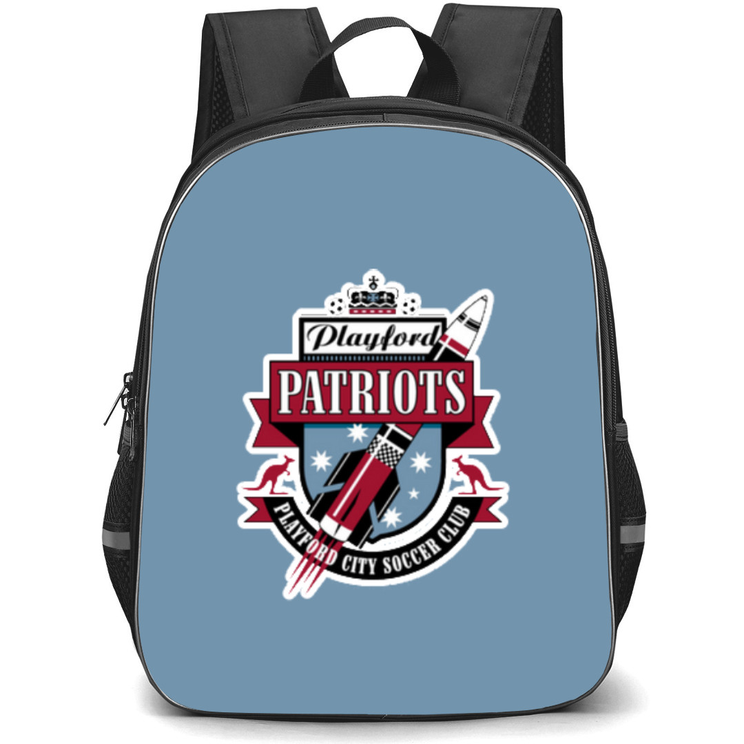 Playford City Patriots Soccer Club Backpack School Bag StudentPack - Large Logo