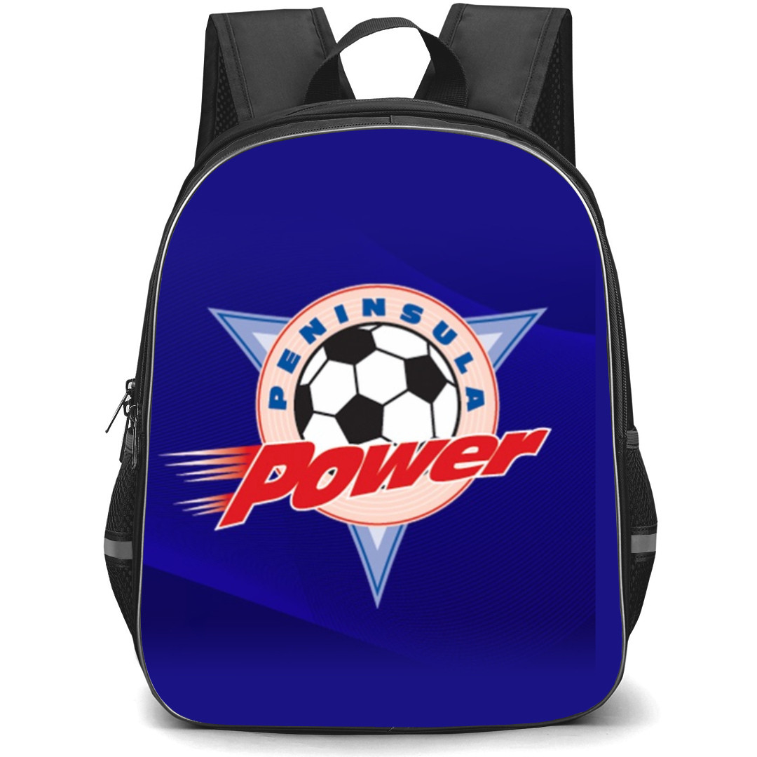 Peninsula Power Backpack School Bag StudentPack - Logo In Blue Background