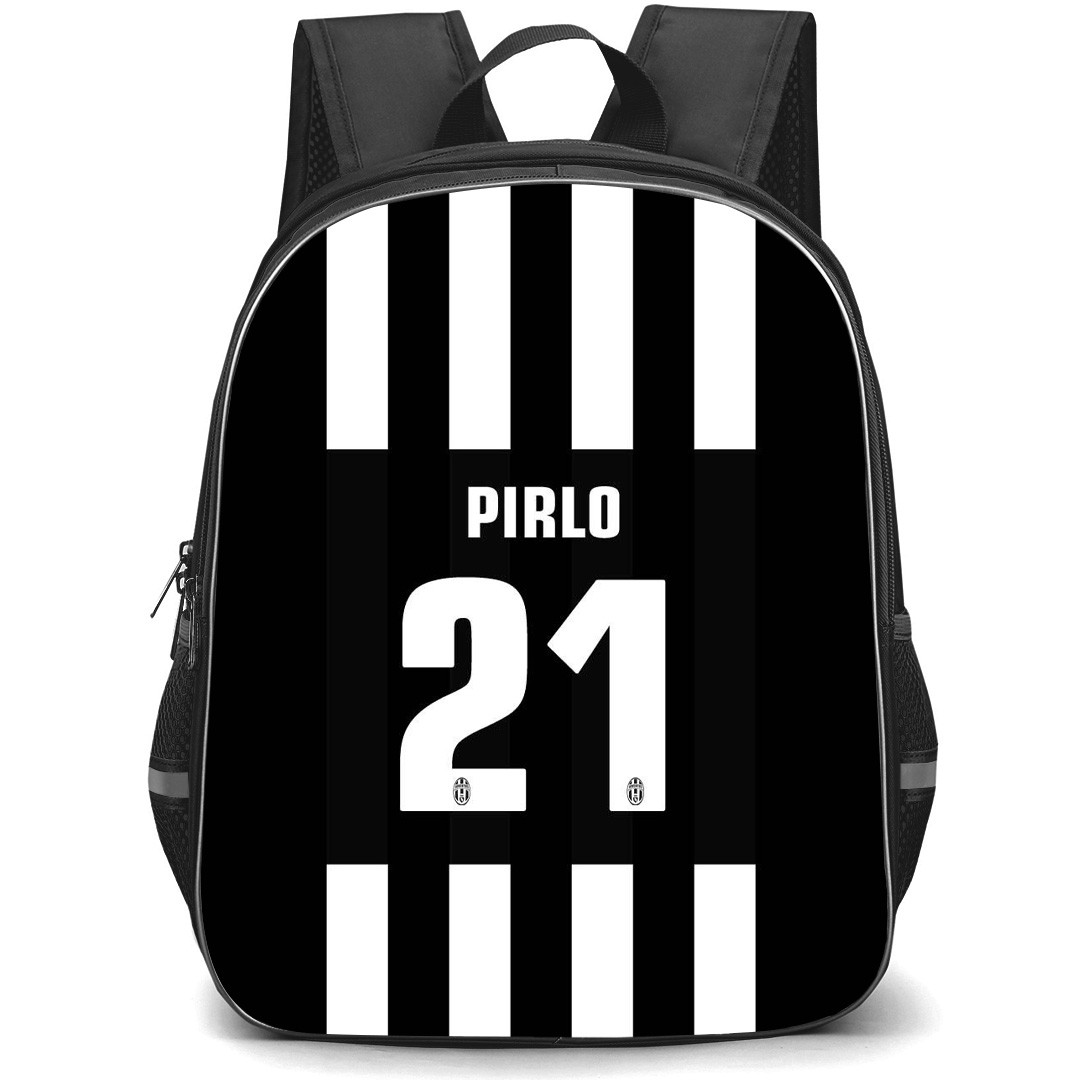 Andreas Pirlo Backpack StudentPack - Andreas Pirlo Juventus F.C. No. 21 Jersey