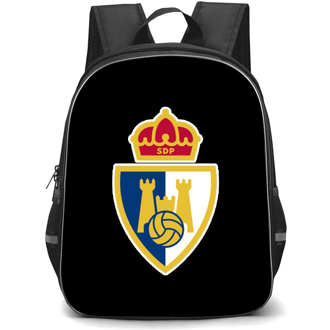 SD Ponferradina Backpack School Bag StudentPack - SD Ponferradina Large Logo Football Club