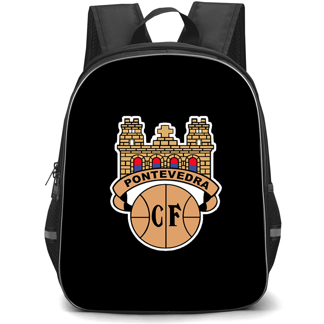 Pontevedra CF Backpack School Bag StudentPack - Pontevedra CF Large Logo Football Club