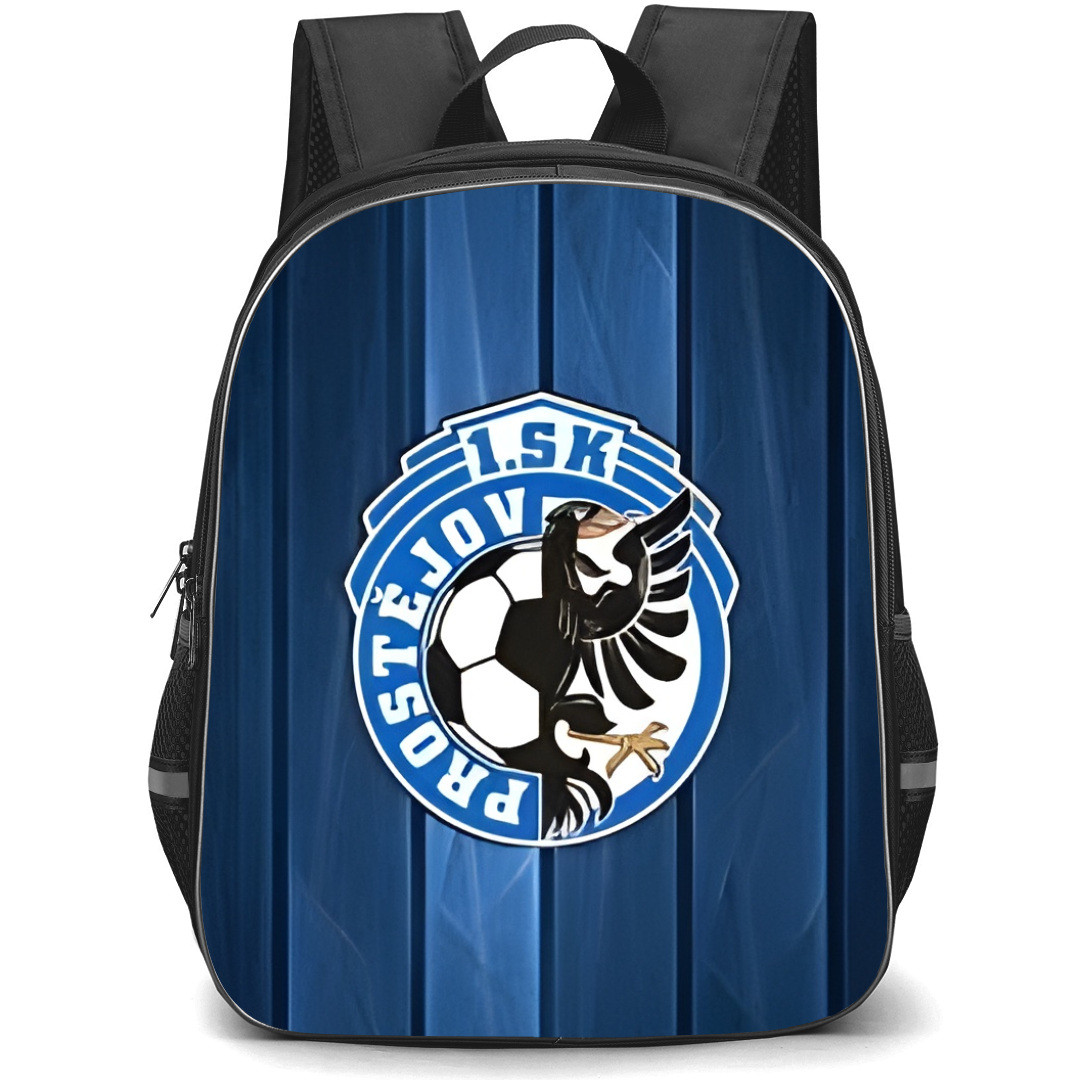 SK Prostejov Backpack School Bag StudentPack - Logo In Grass Background