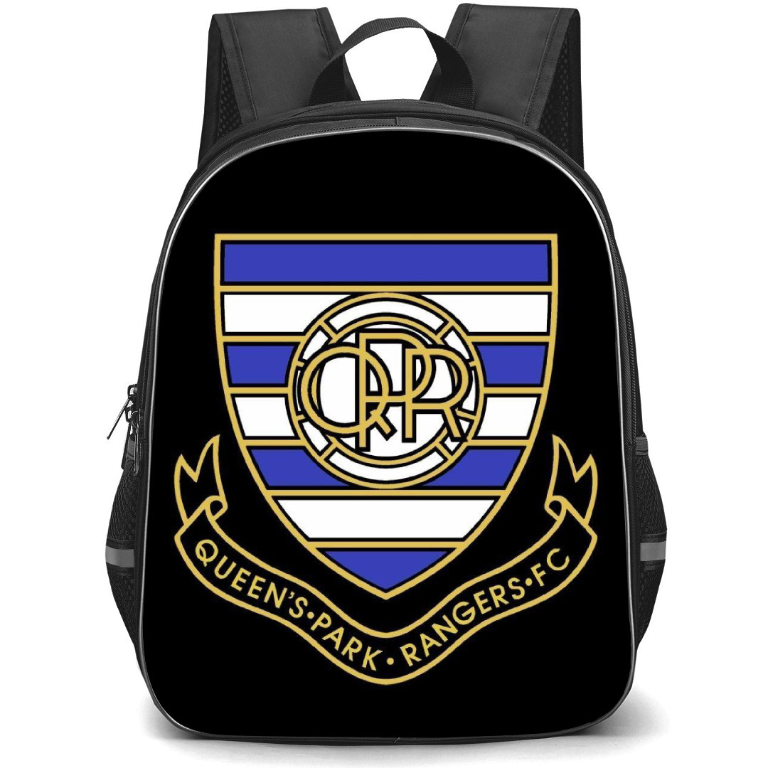 Queens Park Rangers F.C. Backpack StudentPack - Queens Park Rangers F.C. Logo On Black Background
