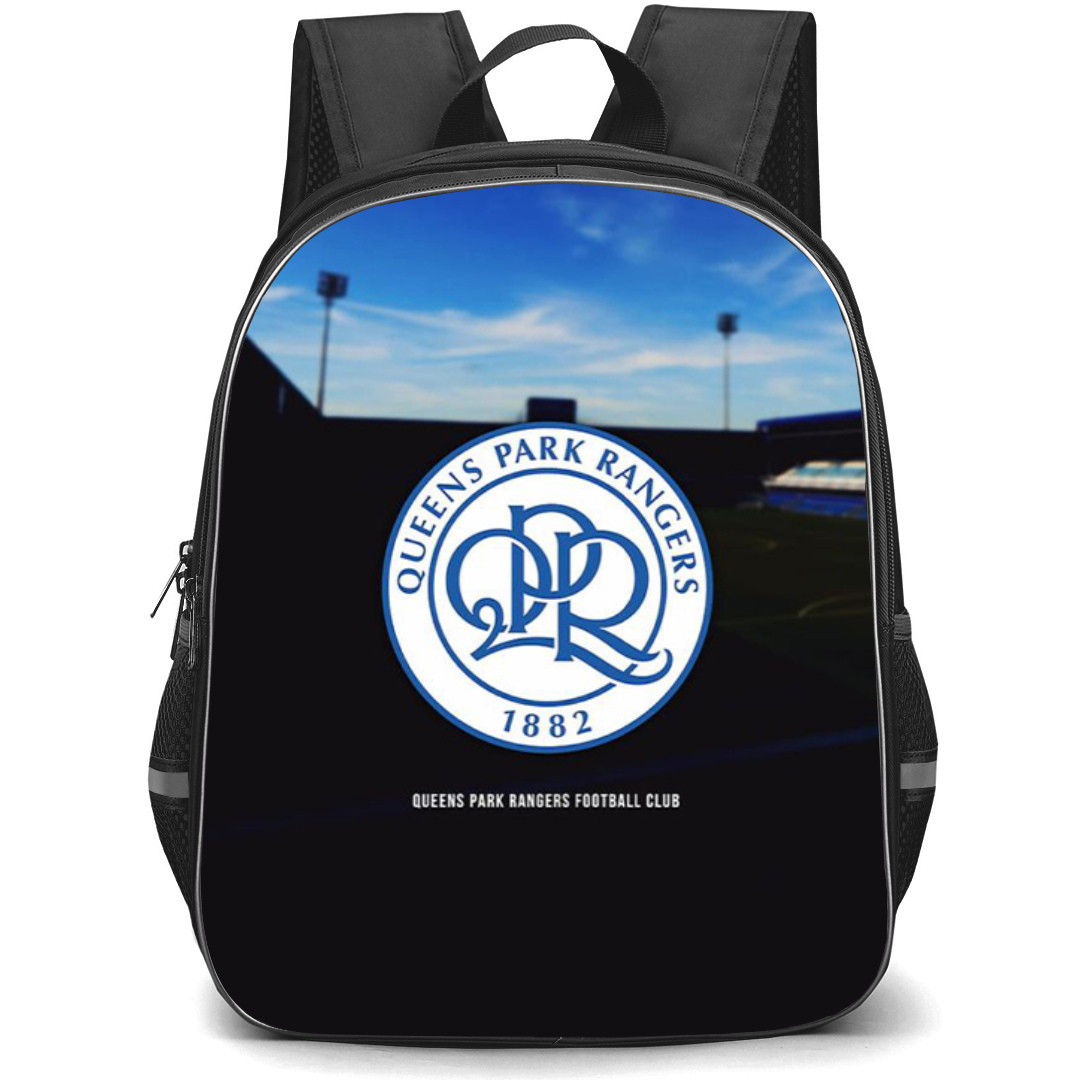 Queens Park Rangers F.C. Backpack StudentPack - Queens Park Rangers F.C. Logo On Stadium Background