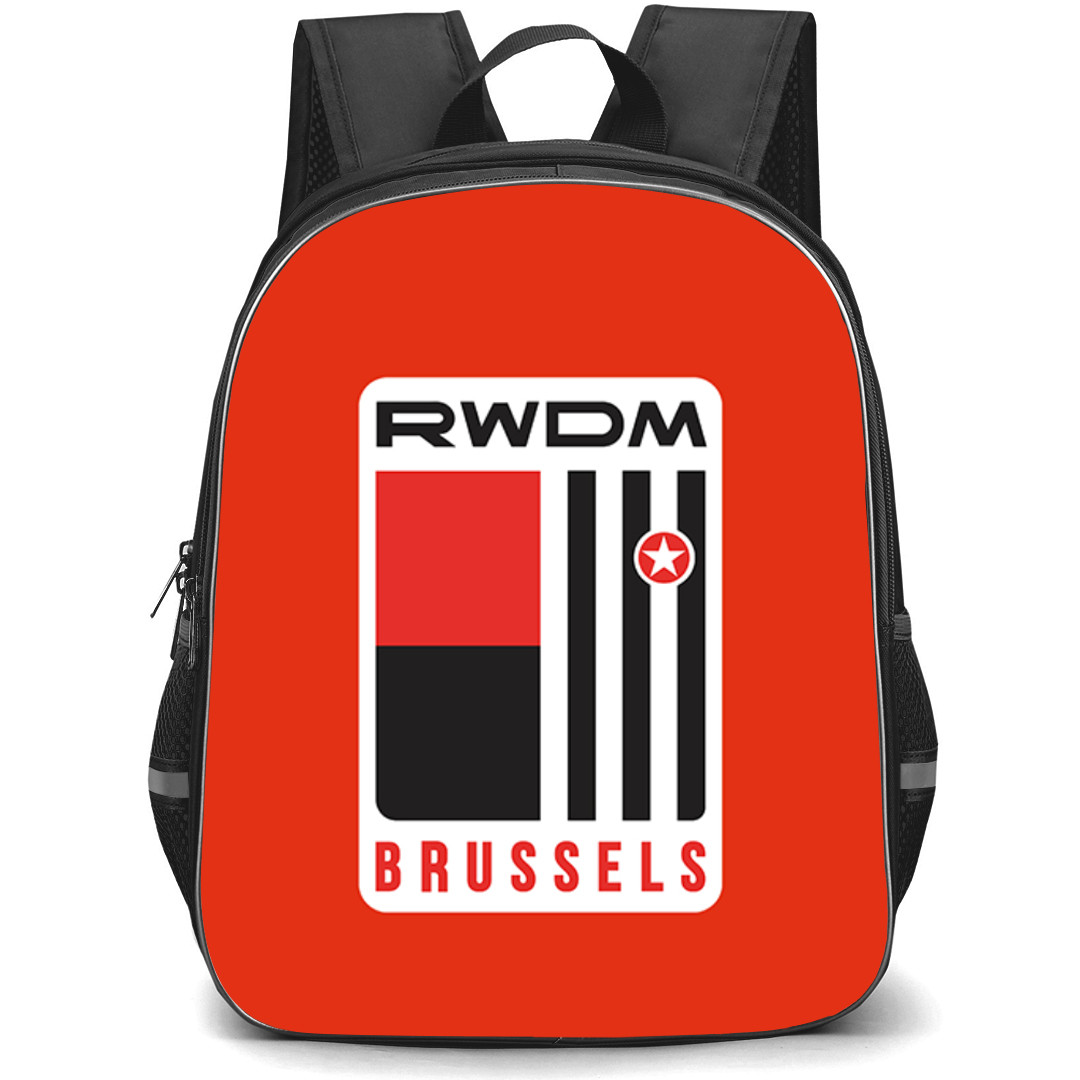 RWDM Backpack School Bag StudentPack - Large Logo In Red Background Football Club