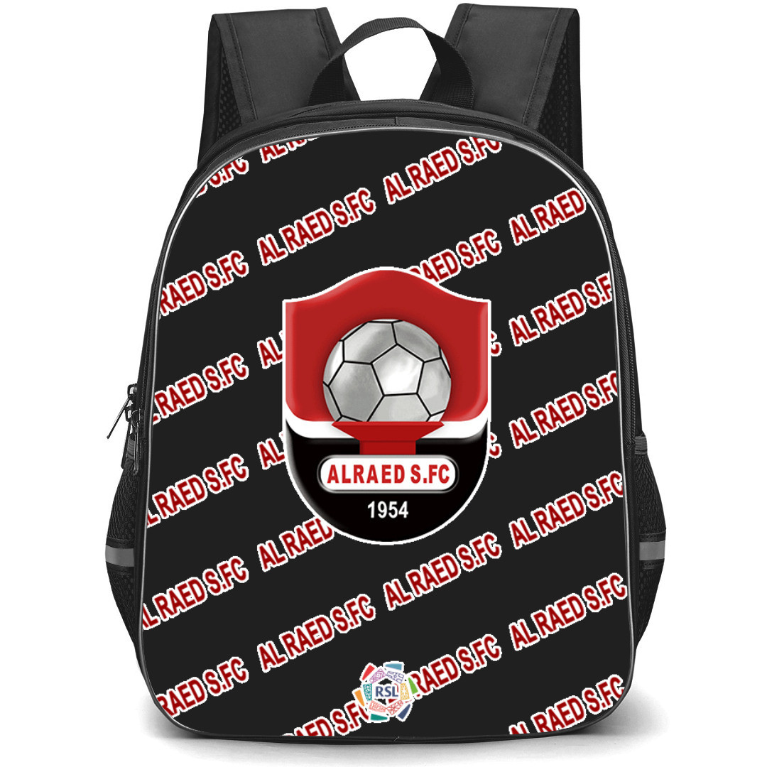 Al Raed FC Football Club Backpack StudentPack - Raed Football Club Medley Monogram Wordmark