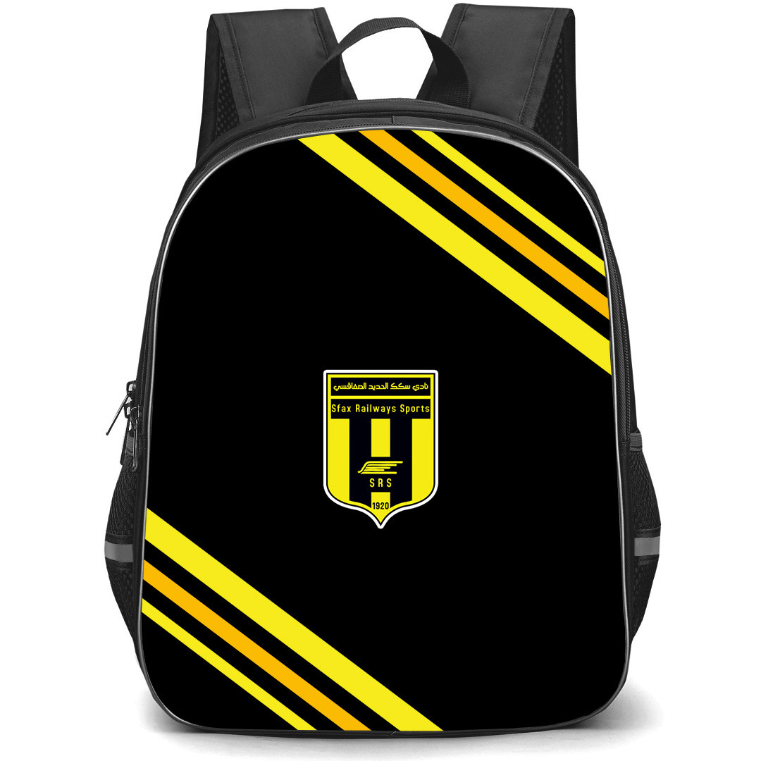 Sfax Railway Sport Backpack School Bag StudentPack - Sfax Railway Sport Large Logo With Stripe