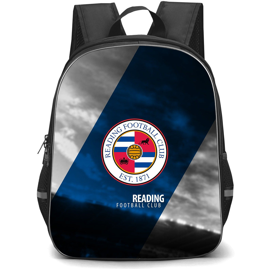 Reading F.C. Backpack StudentPack - Reading F.C. Logo Stripe Background