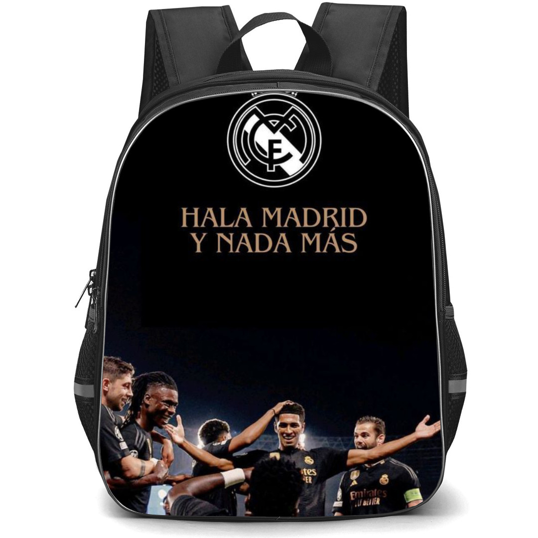 Real Madrid Backpack StudentPack - Real Madrid Hala Madrid Y Nada Mas Poster