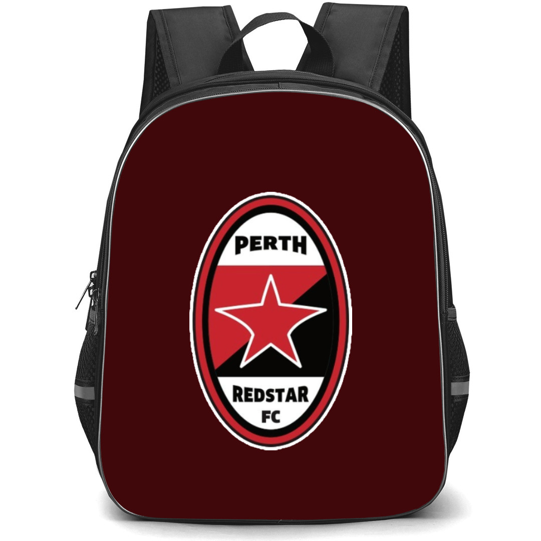 Perth RedStar Football Club Backpack School Bag StudentPack - Large Logo