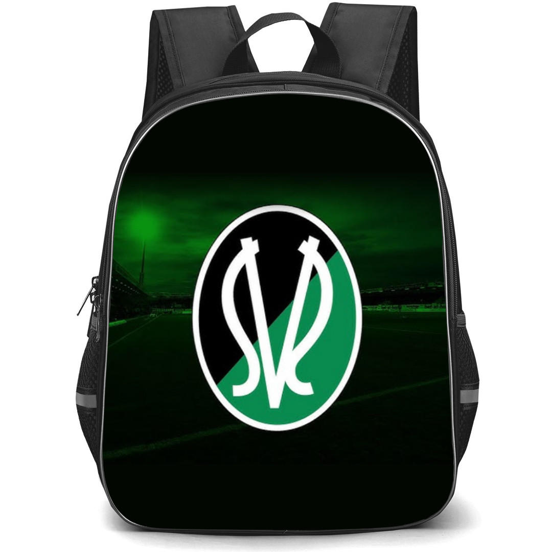 SV Ried Backpack School Bag StudentPack - Logo In Green And Black Field Background