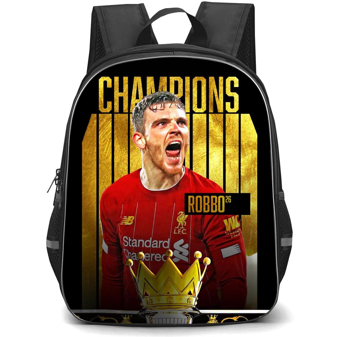 Andrew Robertson Backpack StudentPack - Andrew Robertson Liverpool F.C. Robbo 26 Champion