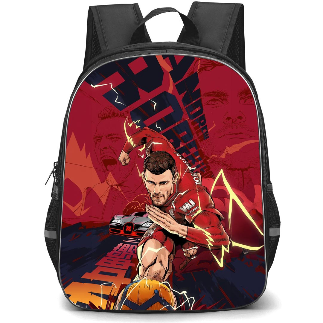 Andrew Robertson Backpack StudentPack - Andrew Robertson Running Cartoon Art