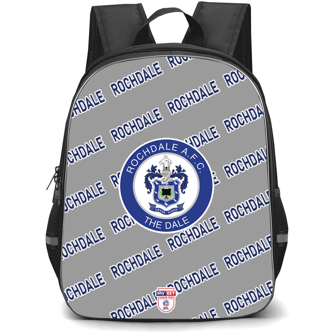 Rochdale AFC Backpack StudentPack - Rochdale Football Club Medley Monogram Wordmark