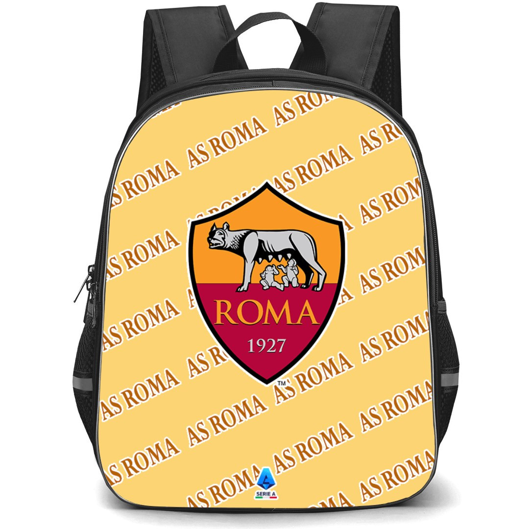 AS Roma Football Club Backpack StudentPack - Roma Football Club Medley Monogram Wordmark