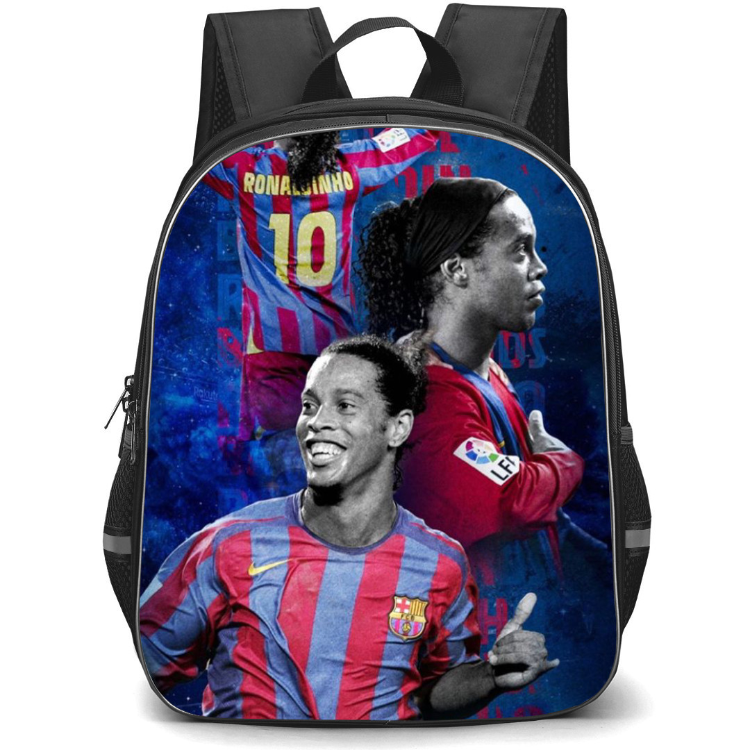 Ronaldinho Backpack StudentPack - Ronaldinho Collage Barcelona FCB
