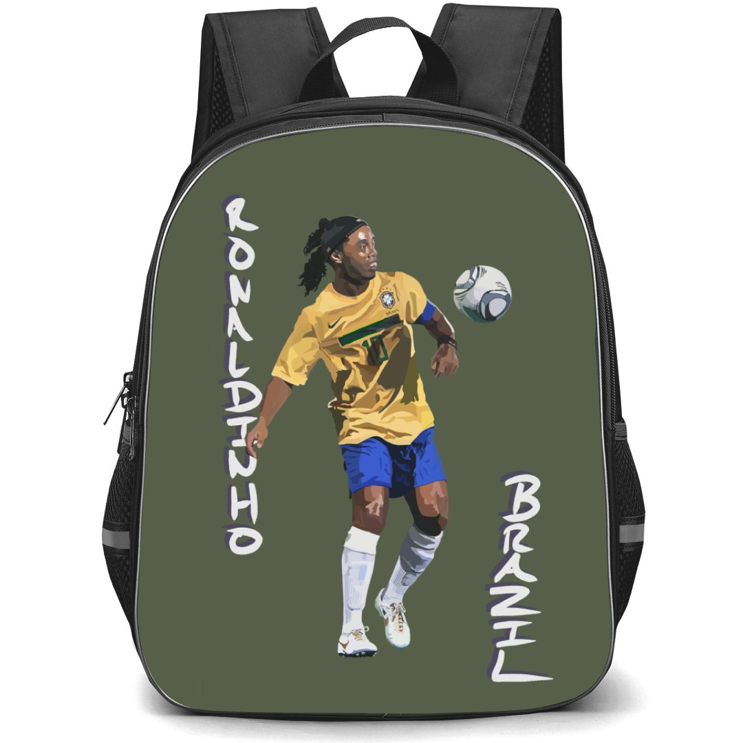 Ronaldinho Backpack StudentPack - Ronaldinho Vector Art Brazil Poster