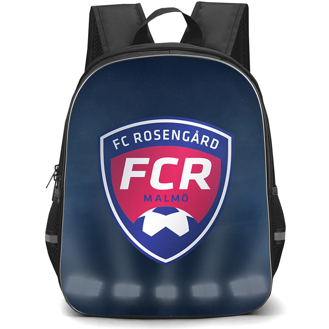 FC Rosengard Backpack School Bag StudentPack - FC Rosengard Logo On Fog Background Football Club