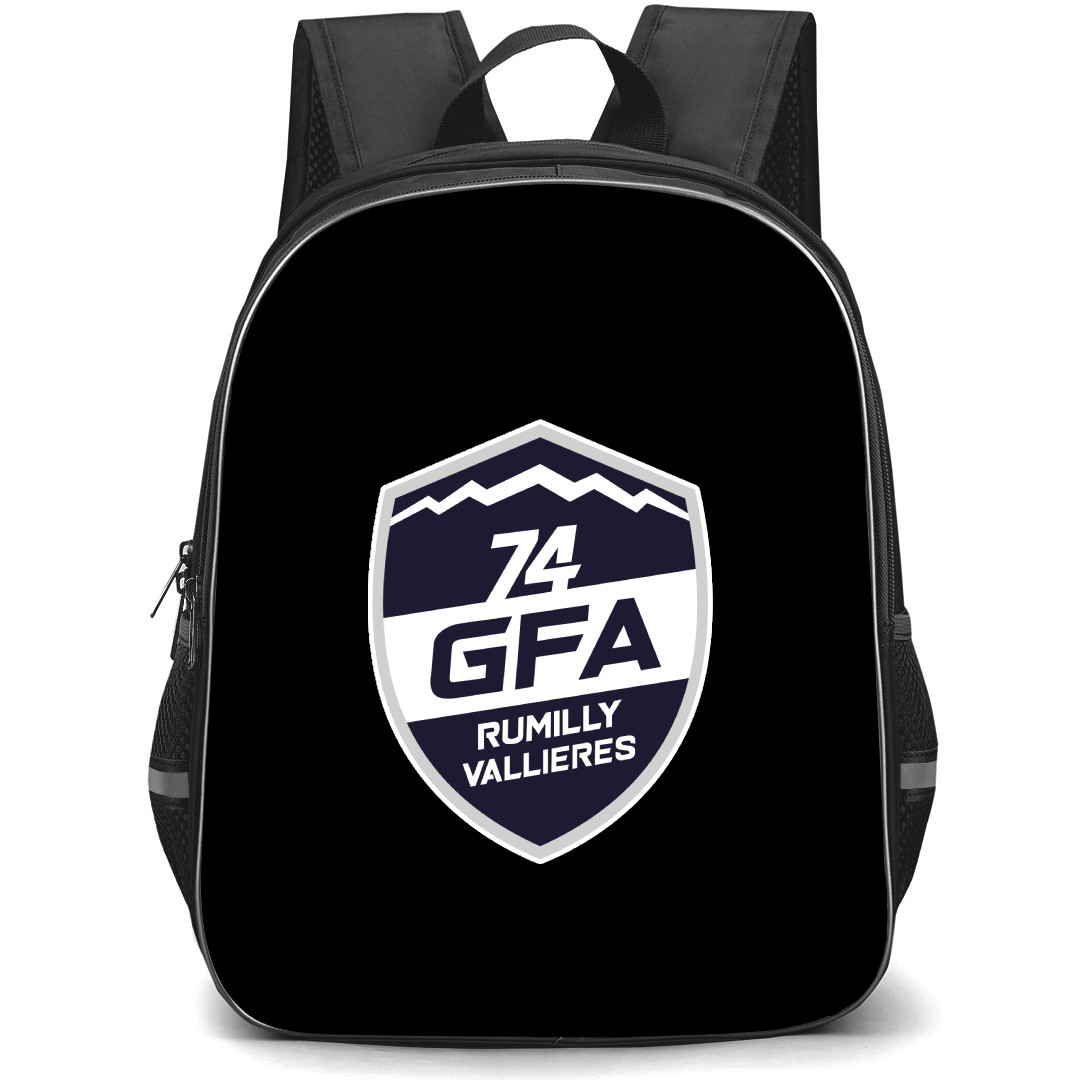 Football Club Rumilly Vallieres Backpack School Bag StudentPack - Large Logo Football Club