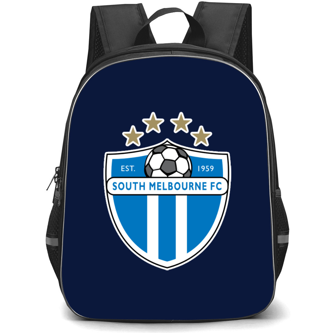South Melbourne Football Club Backpack School Bag StudentPack - Large Logo