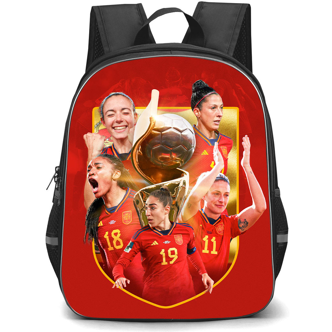 Spain Women National Team World Cup Backpack StudentPack - Trophy 2023 Poster