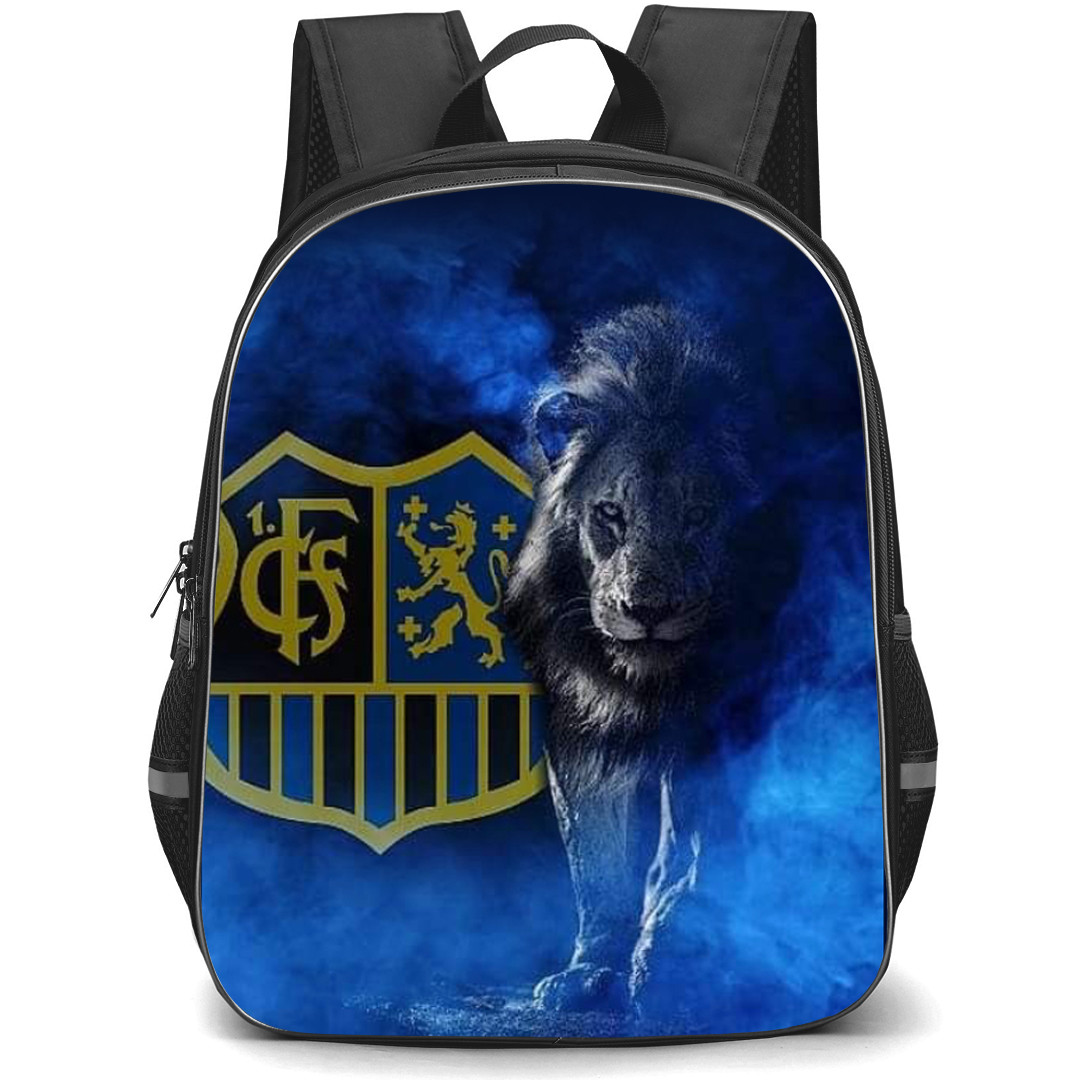 1. FC Saarbr?cken Backpack School Bag StudentPack - Logo In Blue Smoke Lion Poster Football Club