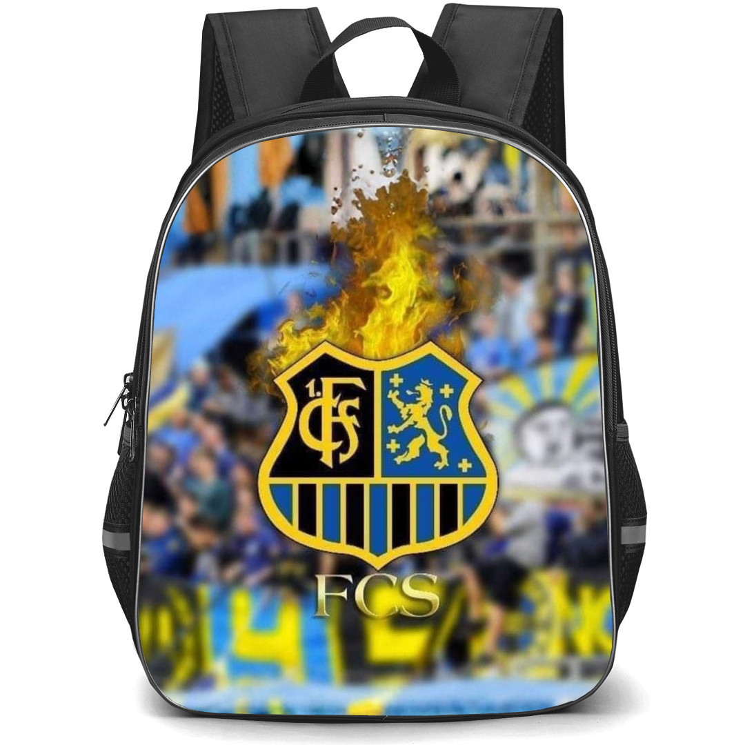 1. FC Saarbr?cken Backpack School Bag StudentPack - Logo In Blur Collage Background Football Club