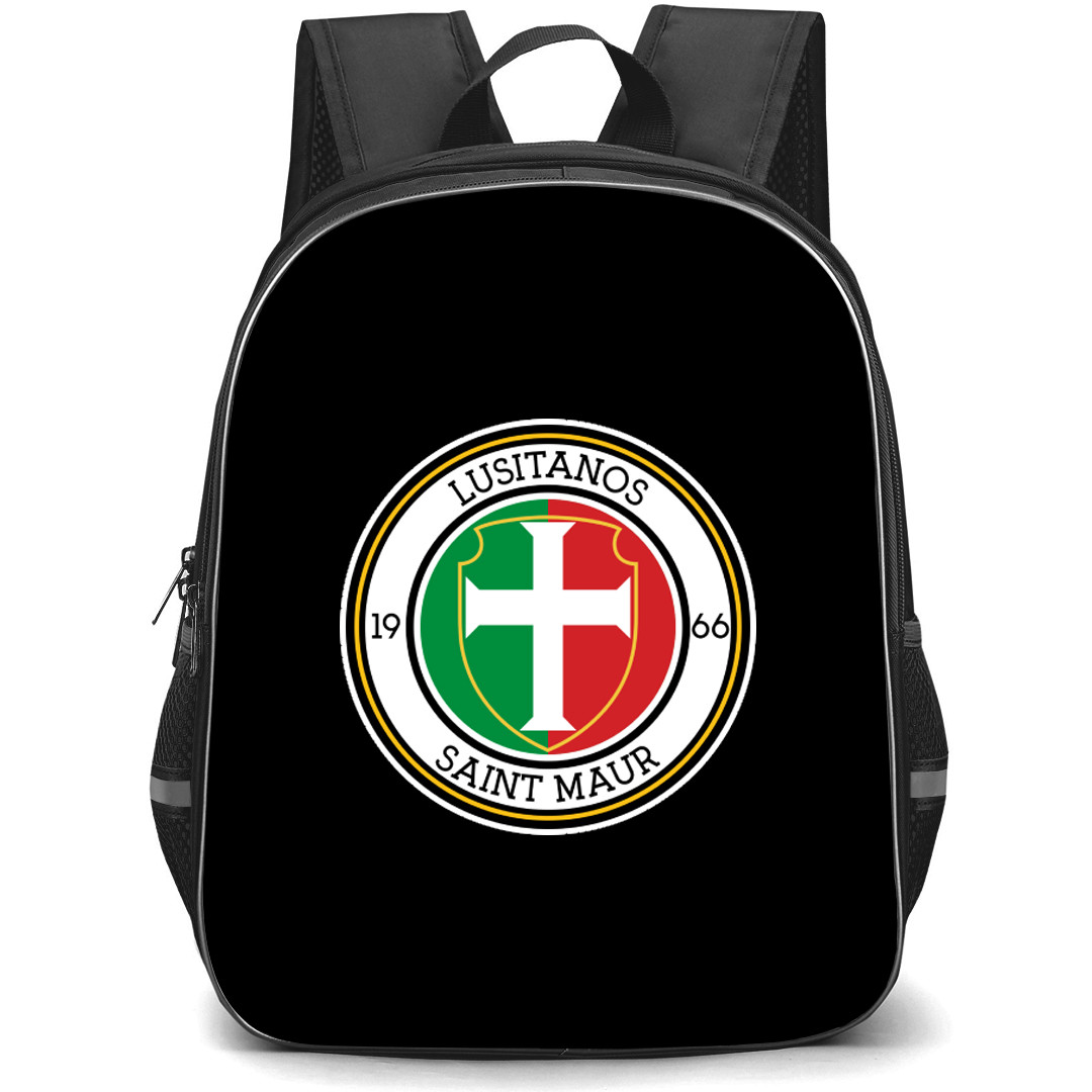 Saint Maur Lusitanos Football Club Backpack School Bag StudentPack - Large Logo Football Club